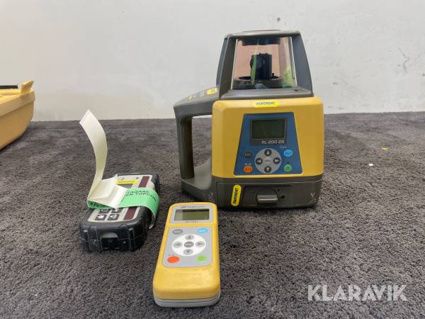 Tvåfallslaser, lasermottagare Topcon och Androtec RL-200 2S & MYR-125RF