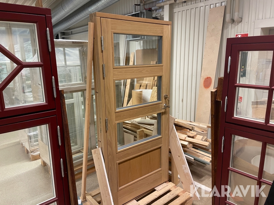 Ytterdörr Timber Windows Massiv EK 890x1860mm 1st