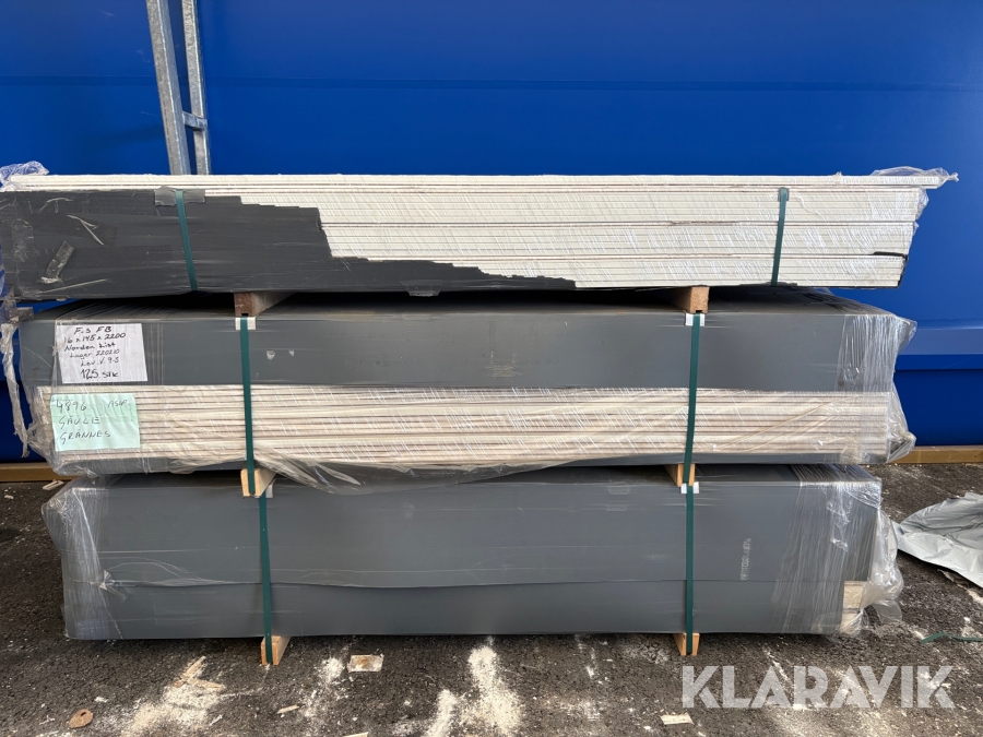 MDF smygbrädor 2200x145x16 (vitmålad 0502-Y)