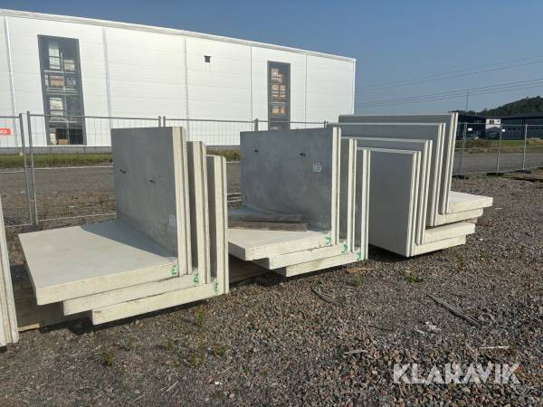 L-stöd 10 st 1250 x 2000 20 kN Starka Betongprodukter