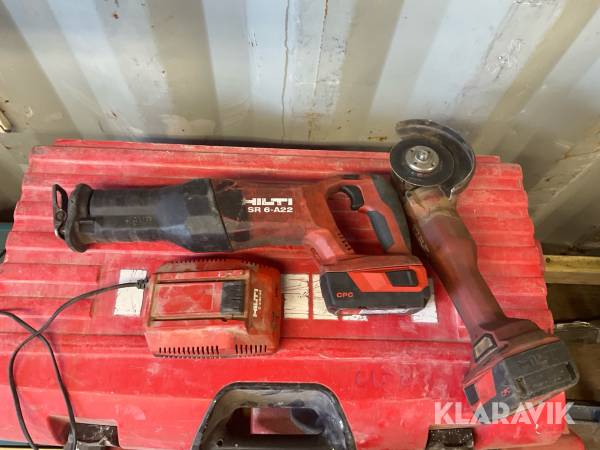 Kapverktyg Hilti SR 6-A22 / Hilti AG 4S-A22 Vinkelslip / Tigersåg