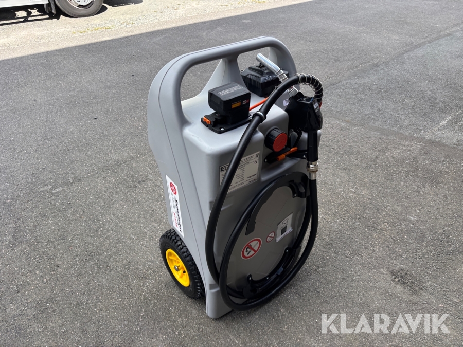 Portabel Dieseltank Cemo 100 L med pump
