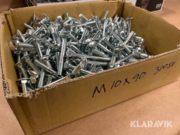 Vagnsbult M10x90 300st