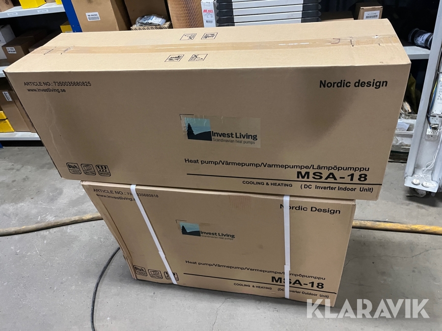 Luftvärmepump Invest living Msa-18