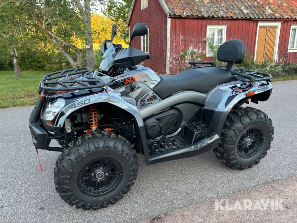 ATV Goes Iron max 450 med skogsvagn