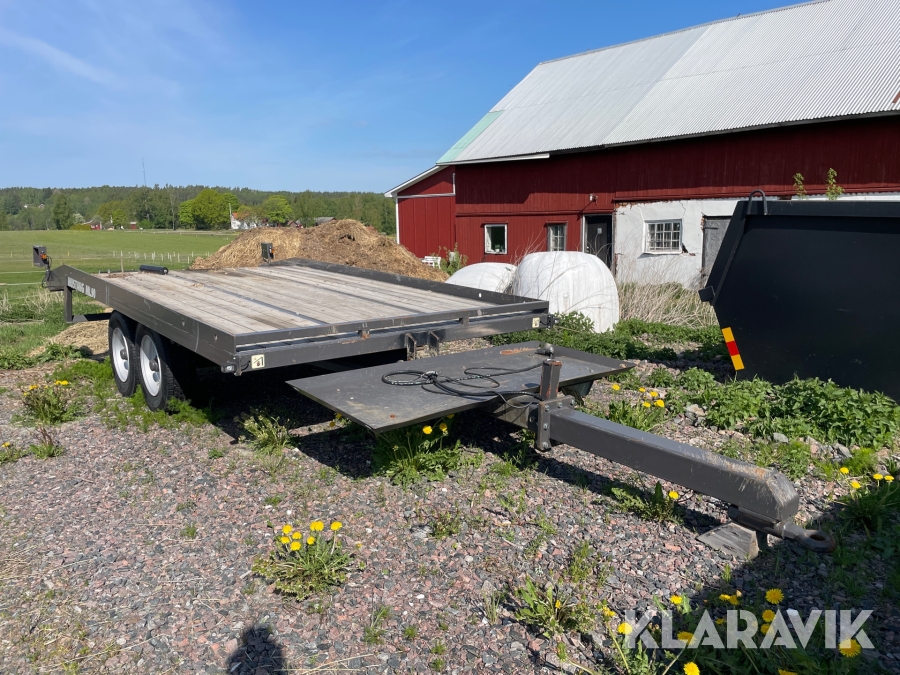 Maskintrailer Mustang ML90 med tipp