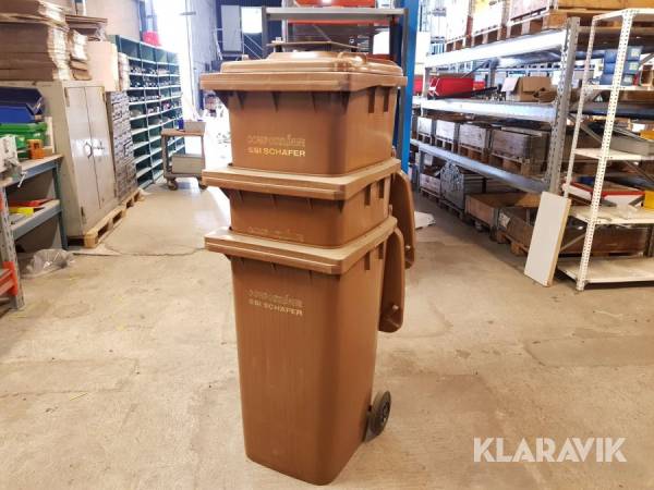 Avfallskärl – Kompostbehållare SSI Schäfer Compostainer 240L 3st