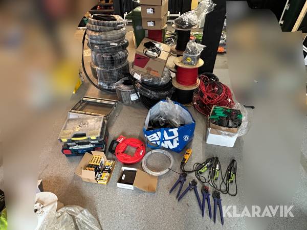 Blandat parti solcellstillbehör