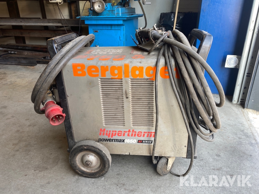 Plasmaskärare Hypertherm Powermax 1650 G3 Series, Stockholm
