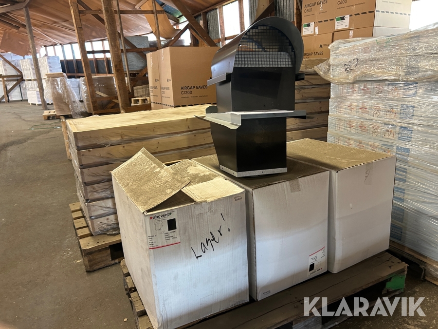 Avlufts/Uteluftshuv ABC Vent VHS 3 st