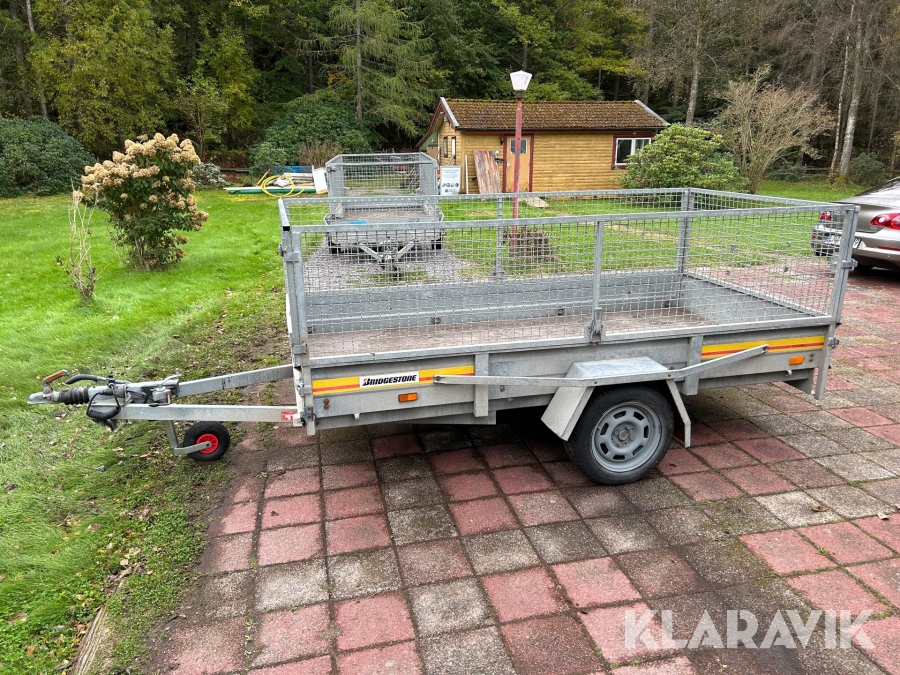 Personbilssläp sävsjösläpet SSEL 1000 galler