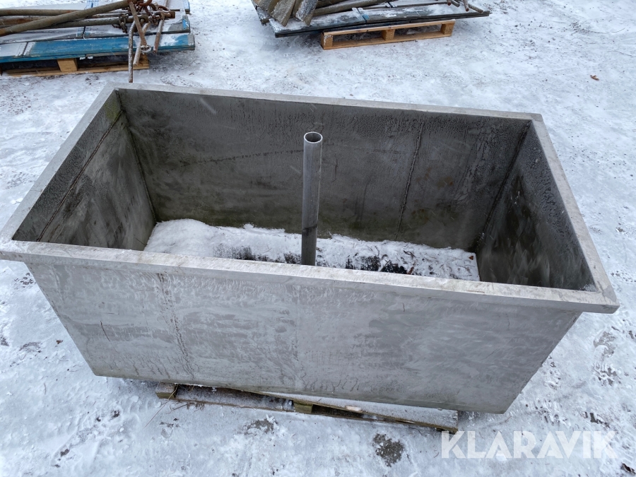 Rostfritt kärl 1000l