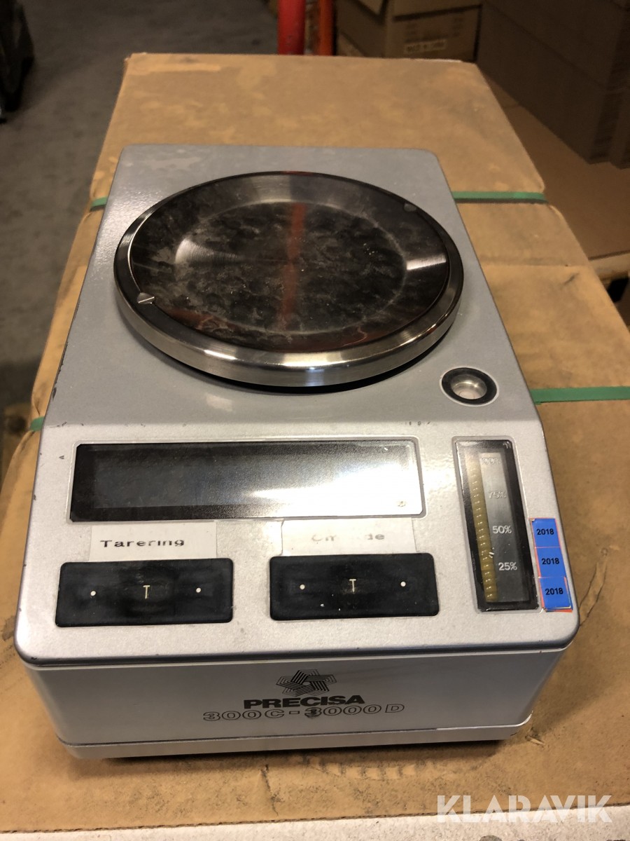 Laboratorievågar/Precisionsvågar Precia och Metler Toledo 240-21/AG135 