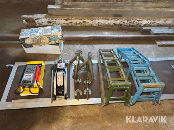 Diverse garageutrustning