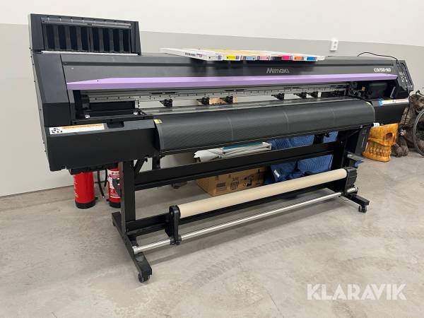 Print & skärmaskin Mimaki CJV150-160 med färgpatroner