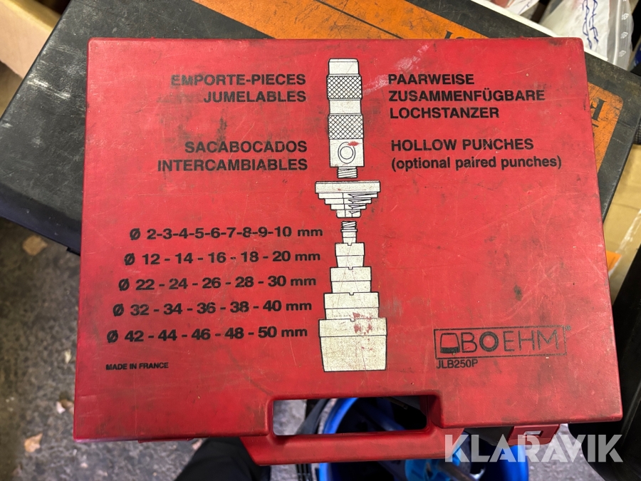 Ringstanssett Boehm PL250P 31 delar