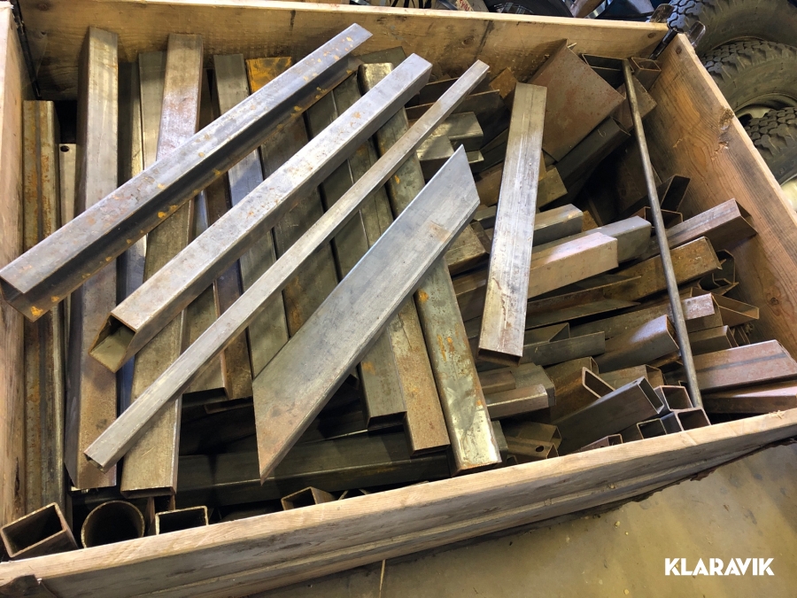 Parti stål och järnprofiler 