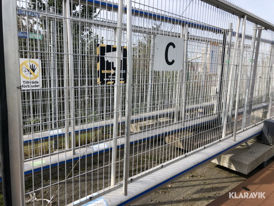 Motordriven mobil skjutgrind