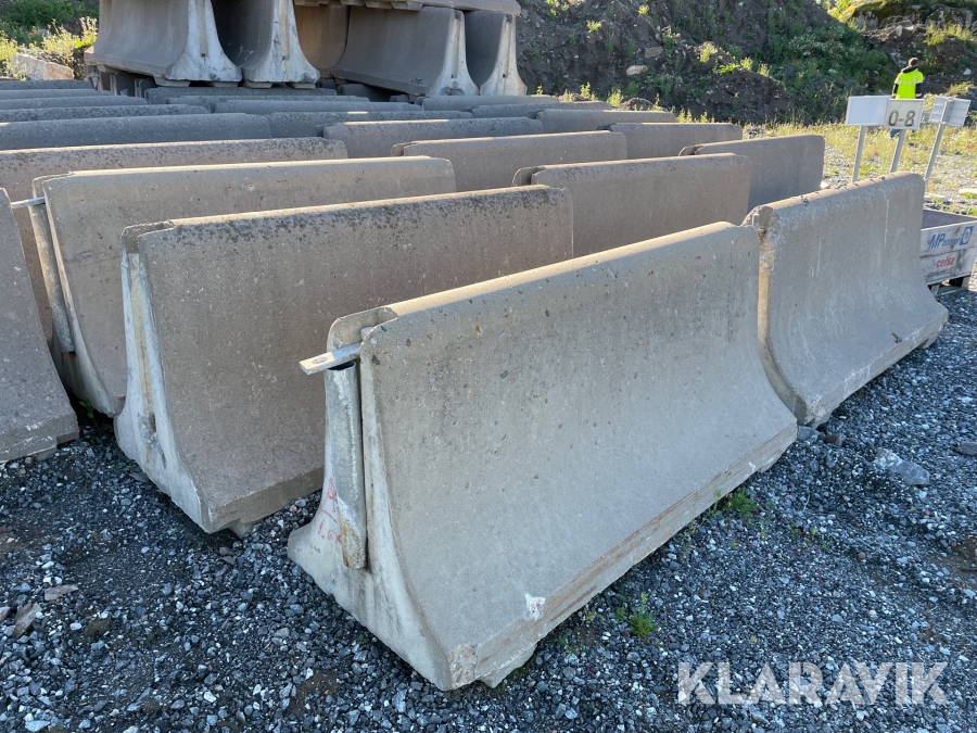Betongbarriärer 10st