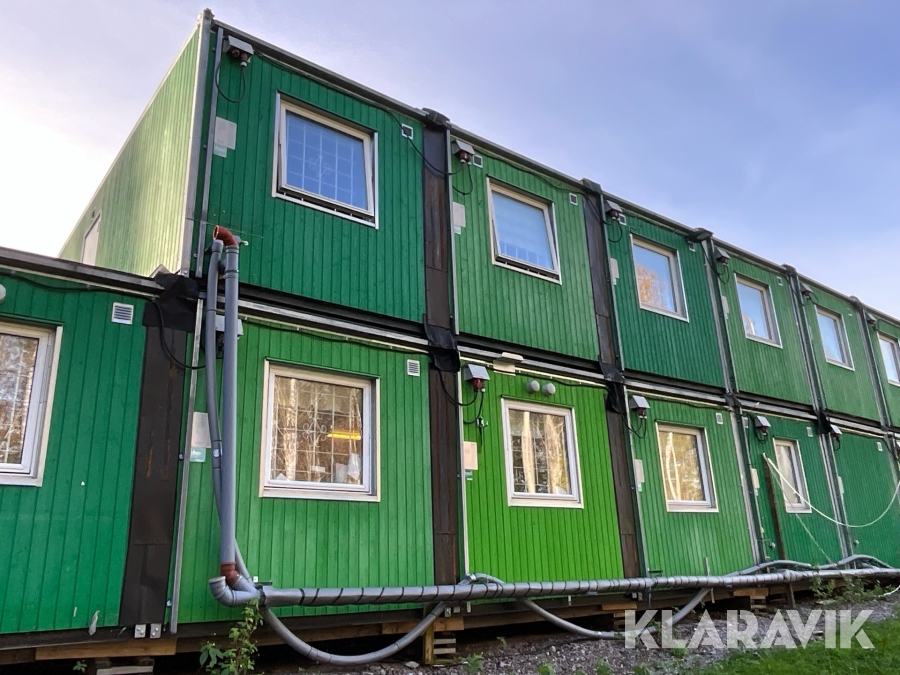 Manskapsbodar Kilboden Moelven Byggmodul 4 st