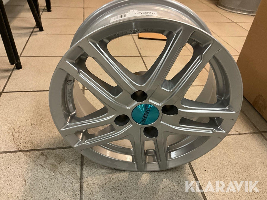 Aluminiumfälgar Dezent TZ silver 4st