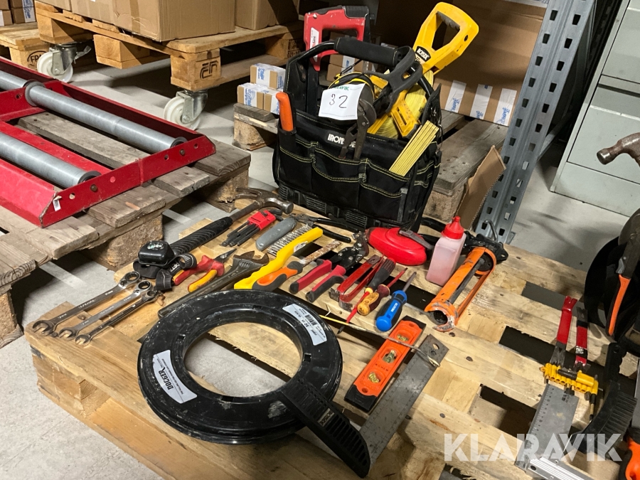 Verktyg med verktygsväska