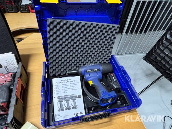 Popnitmaskin Gesipa Accubird PRO