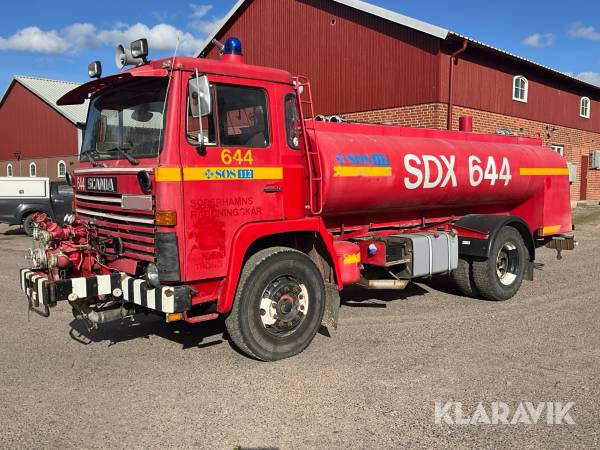 Veteranlastbil Scania Brandbil