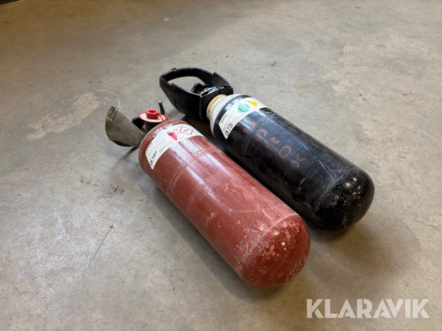 Flaskor till gasverk 2 st