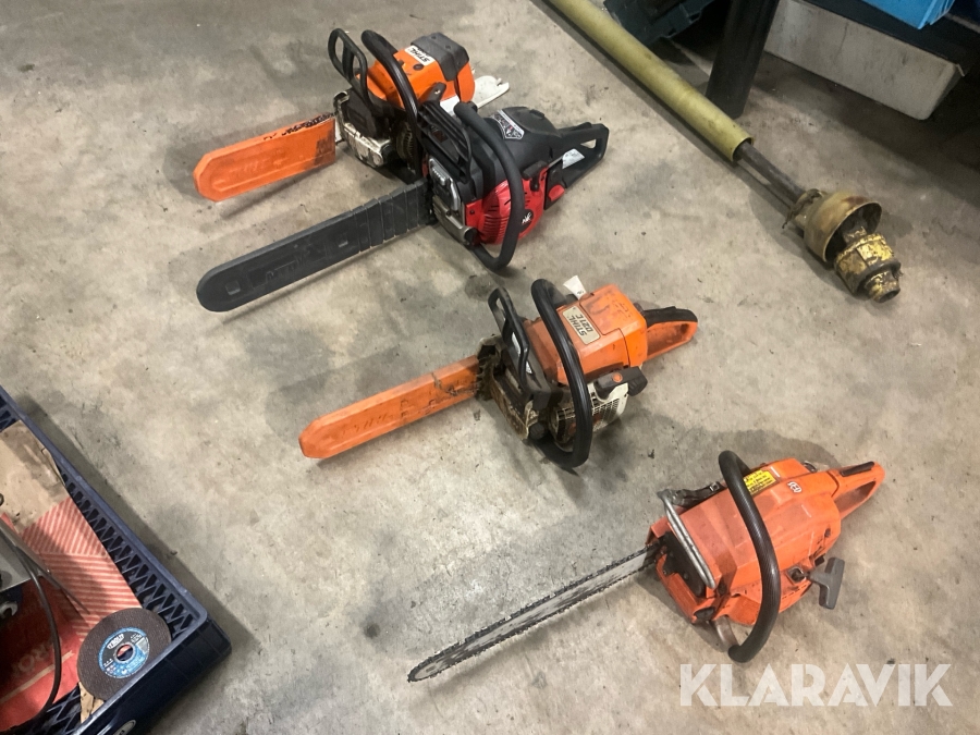 Motorsåg Stihl/MTD/Husqvarna 026/GCS4600-45/021C/235SG 4 stycken