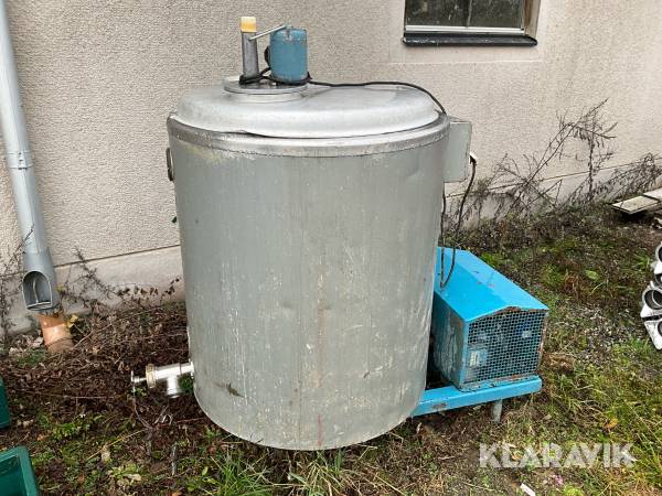 Mjölktank rostfritank Wedholms 400L