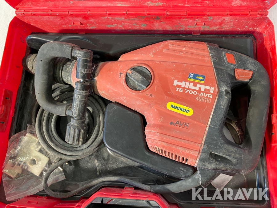 Klaravik Auktioner | Borr & Bilningsmaskin Hilti TE700-AVR