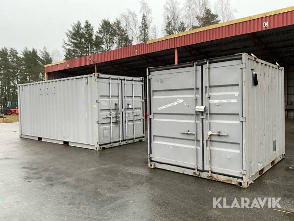 Container 2st med möbler