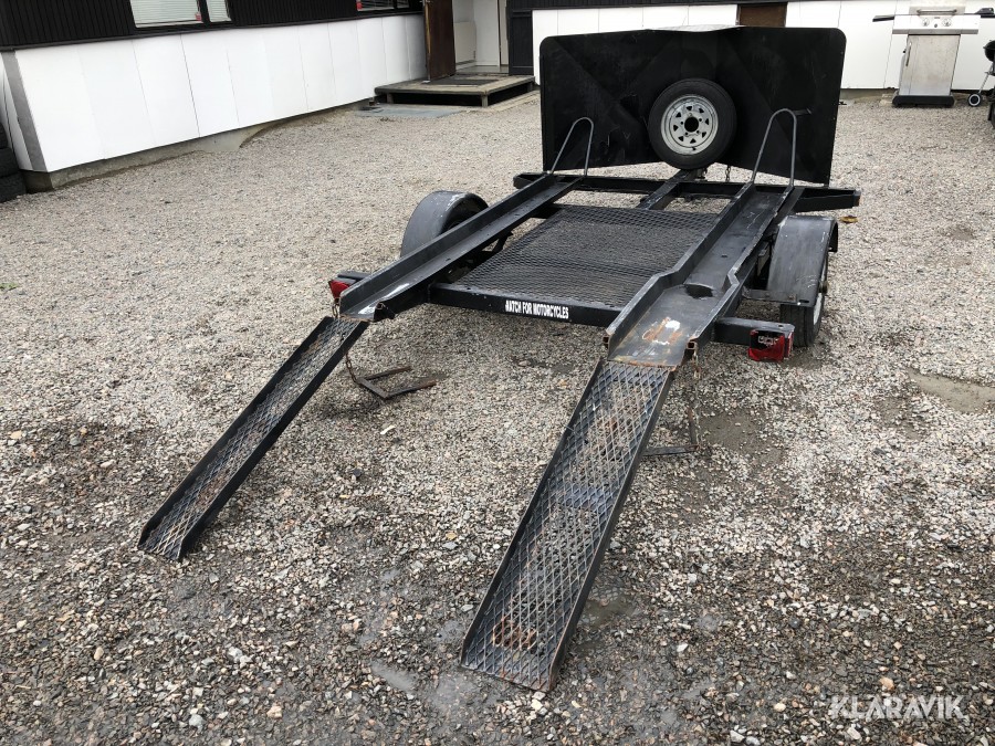 MC-trailer för 2st Motorcyklar 
