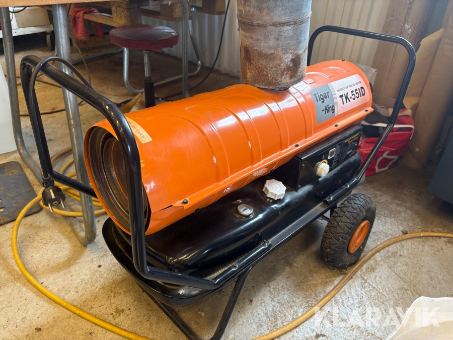 Dieselvärmare Tiger-King TK-55ID med skorsten