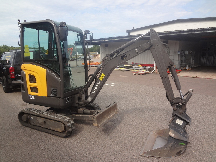 Minigrävare m Tiltfäste S30 + Utrustning