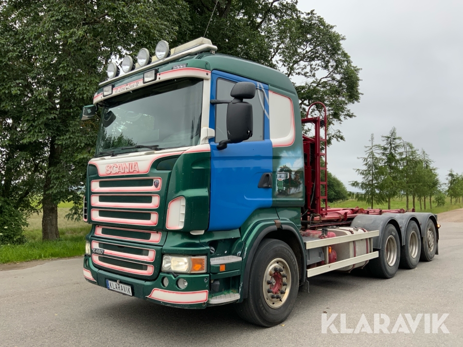 Lastväxlare Scania R480 med vågceller och kompressor