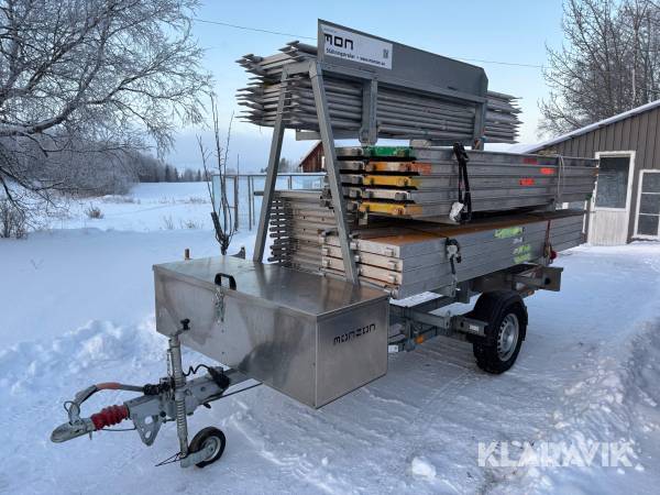 Ställningstrailer Tysse med ställning