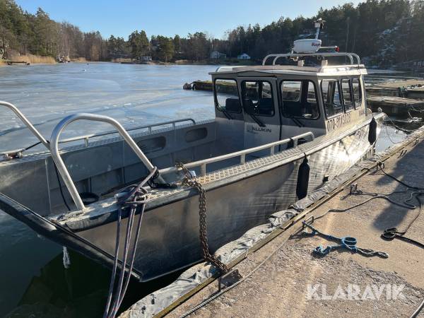 Arbetsbåt med akterhytt Alukin CWA850 Motor Honda 250 från 2022