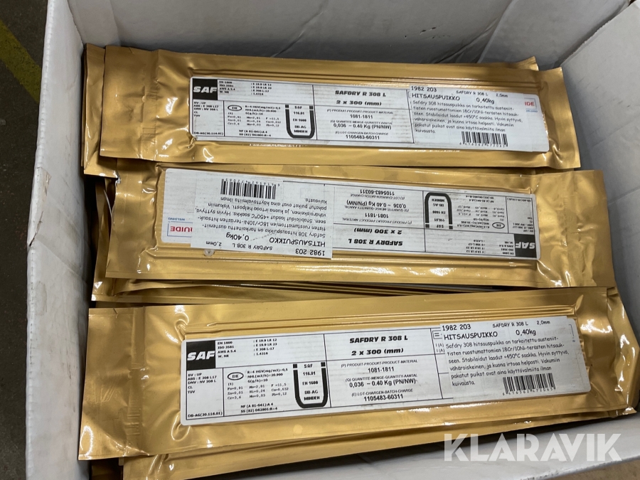 Svetselektroder Safdry R 308 L 2,0