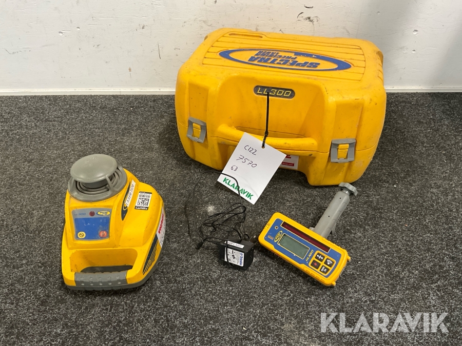 Rotationslaser och mottagare Spectra LL 300, HL 450