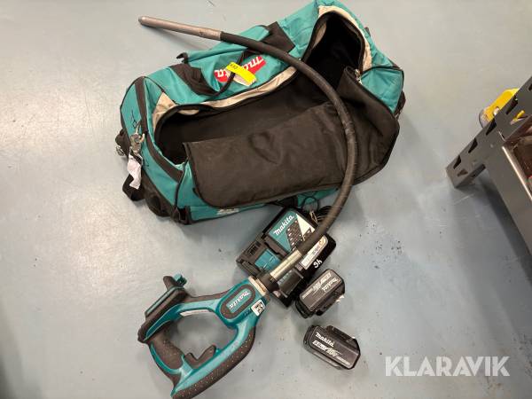 Vibrostav Makita med batteri laddare och väska