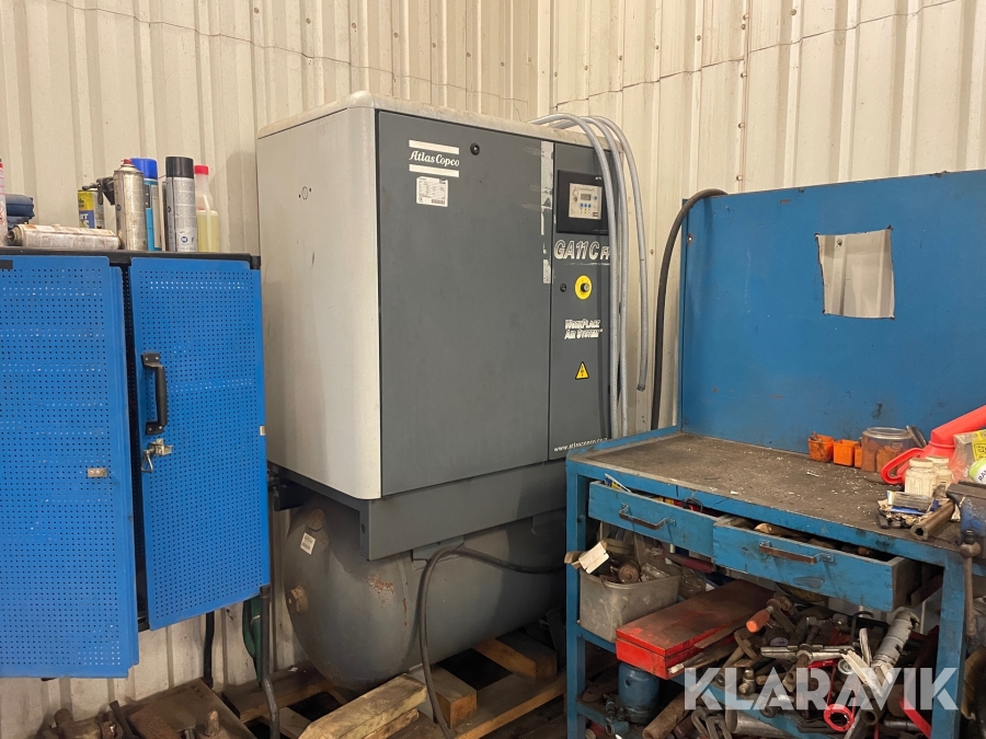 Skruvkompressor Atlas Copco GA11C FF
