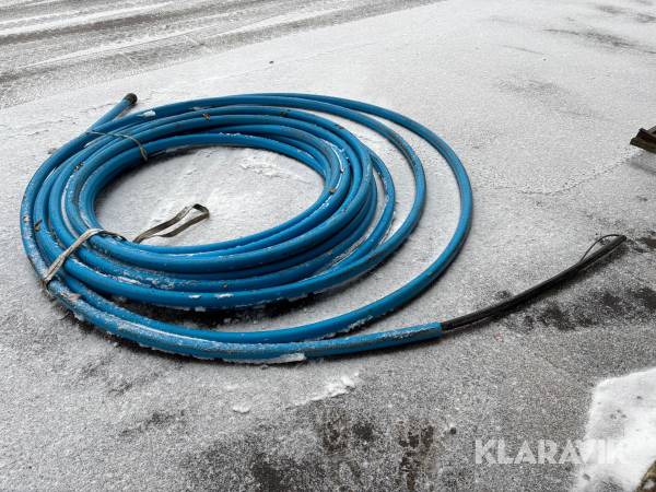 Vattenslang med isolerad värmekabel - ca 60 m