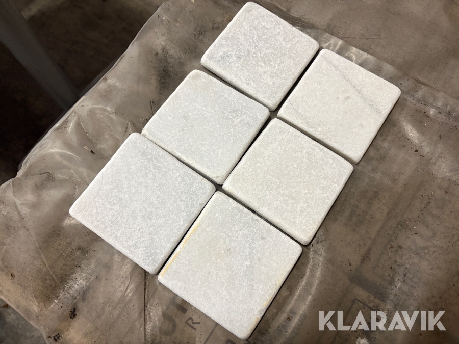 Klinker Natursten Marmor ca 22kvm