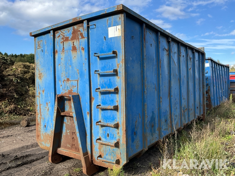 Lastväxlarcontainer 38 m3