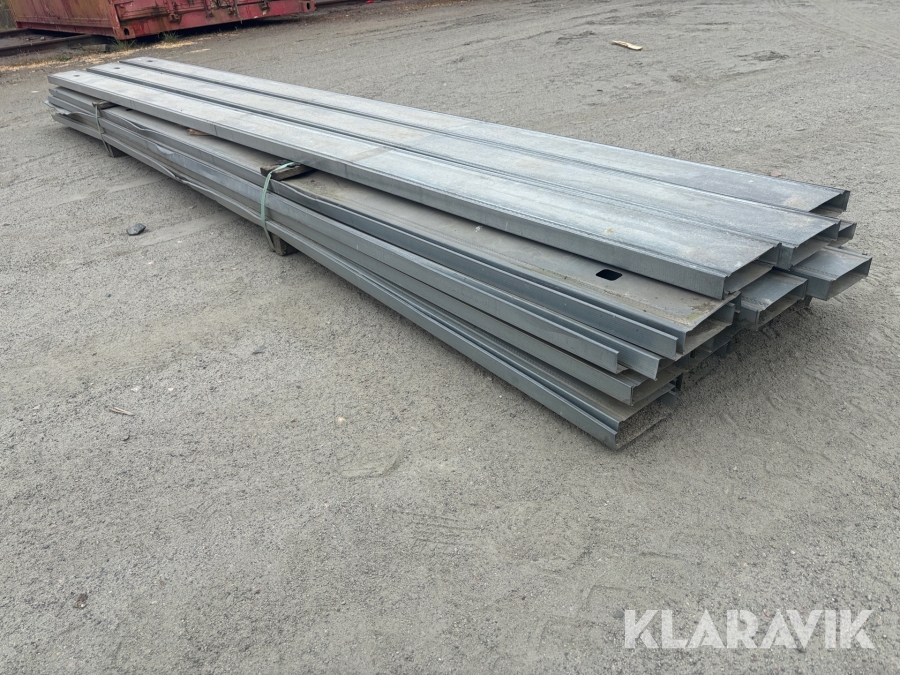 Stålreglar 4,0m - Totalt cirka 38st