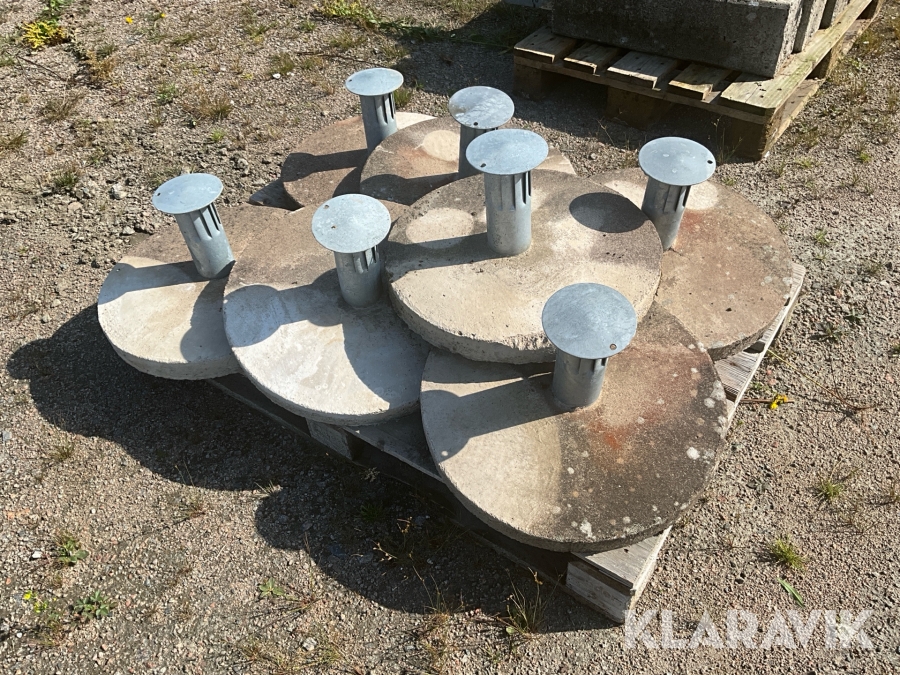 Betonglock med luftventil 7 st