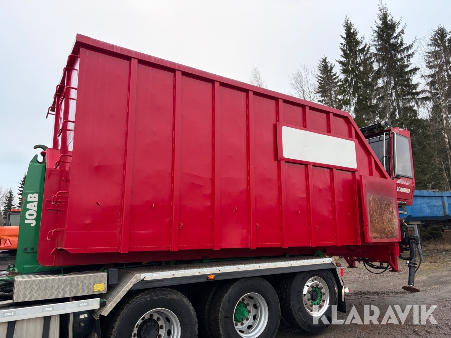 Kranflak Jonsered 1080 35 m3 lastväxlarcontainer