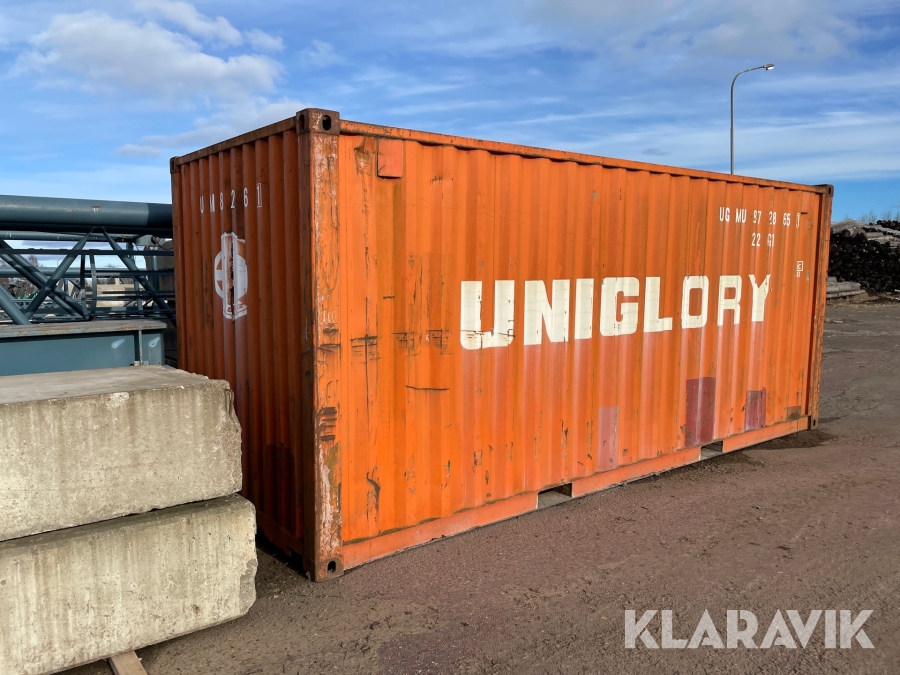 Klaravik Auktioner Container med verktyg